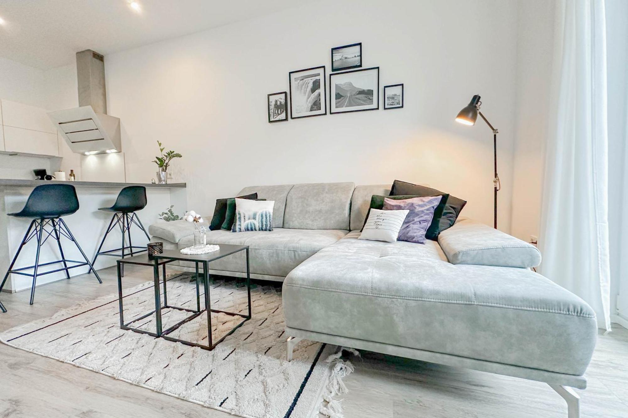 Modernes Trierer Cityloft Mit Grossem Balkon Bagian luar foto