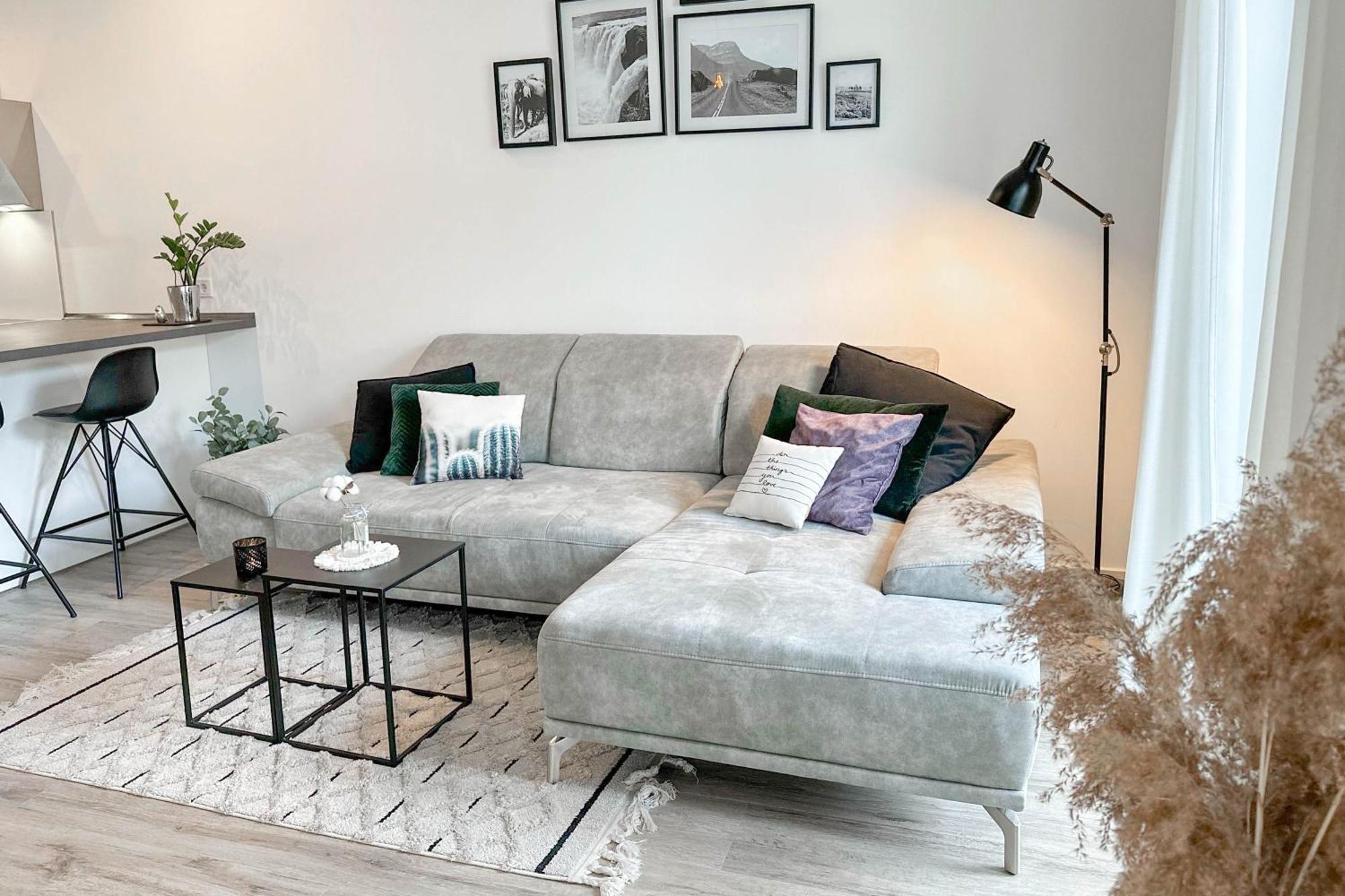 Modernes Trierer Cityloft Mit Grossem Balkon Bagian luar foto